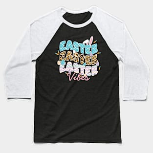 Easter Vibes Cute Easter Rabbit Baseball T-Shirt